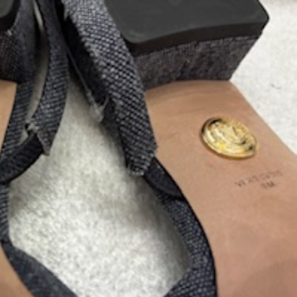 Veronica Beard Cecile Denim Cap-toe sling back NWOT Size 9 - Picture 11 of 11